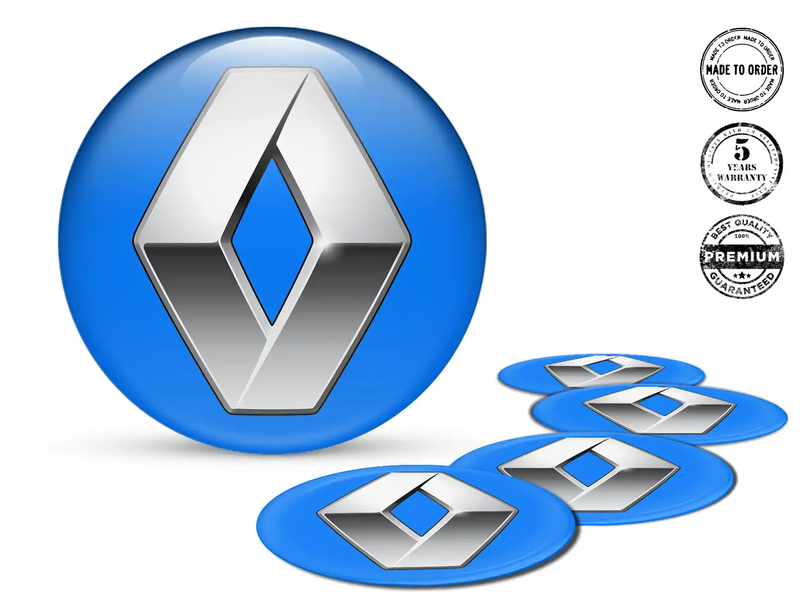 Renault Radplaketten Ausgabe Premium Autoembleme